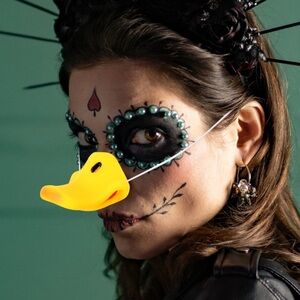 Duck Bill Beak Nose Reusable Funny Duck Mask for Cosplay Parties vintage new